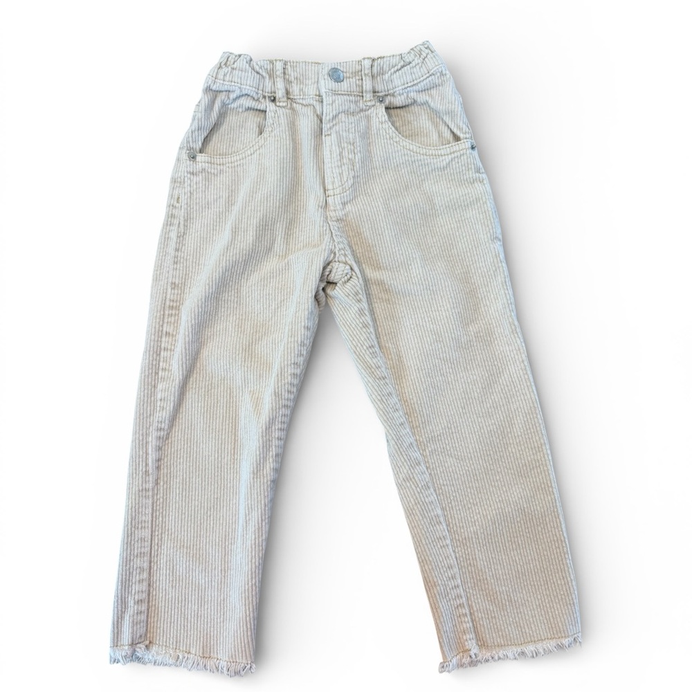 Zara Cream Corduroy Pants
